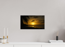 Load image into Gallery viewer, 16 x 9″, Glossy Canvas On Stretcher Frame Cayman Fisherman(alpha)