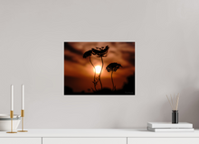 Load image into Gallery viewer, 16 x 12″, Photo Print On Fuji Crystal DP II Sunset Flowers
