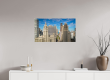 Load image into Gallery viewer, 32 x 18″, Glossy Canvas On Stretcher Frame Up Here Looking Over There
