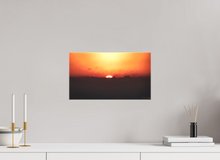 Load image into Gallery viewer, 16 x 9″, Glossy Canvas On Stretcher Frame Summer Sunset
